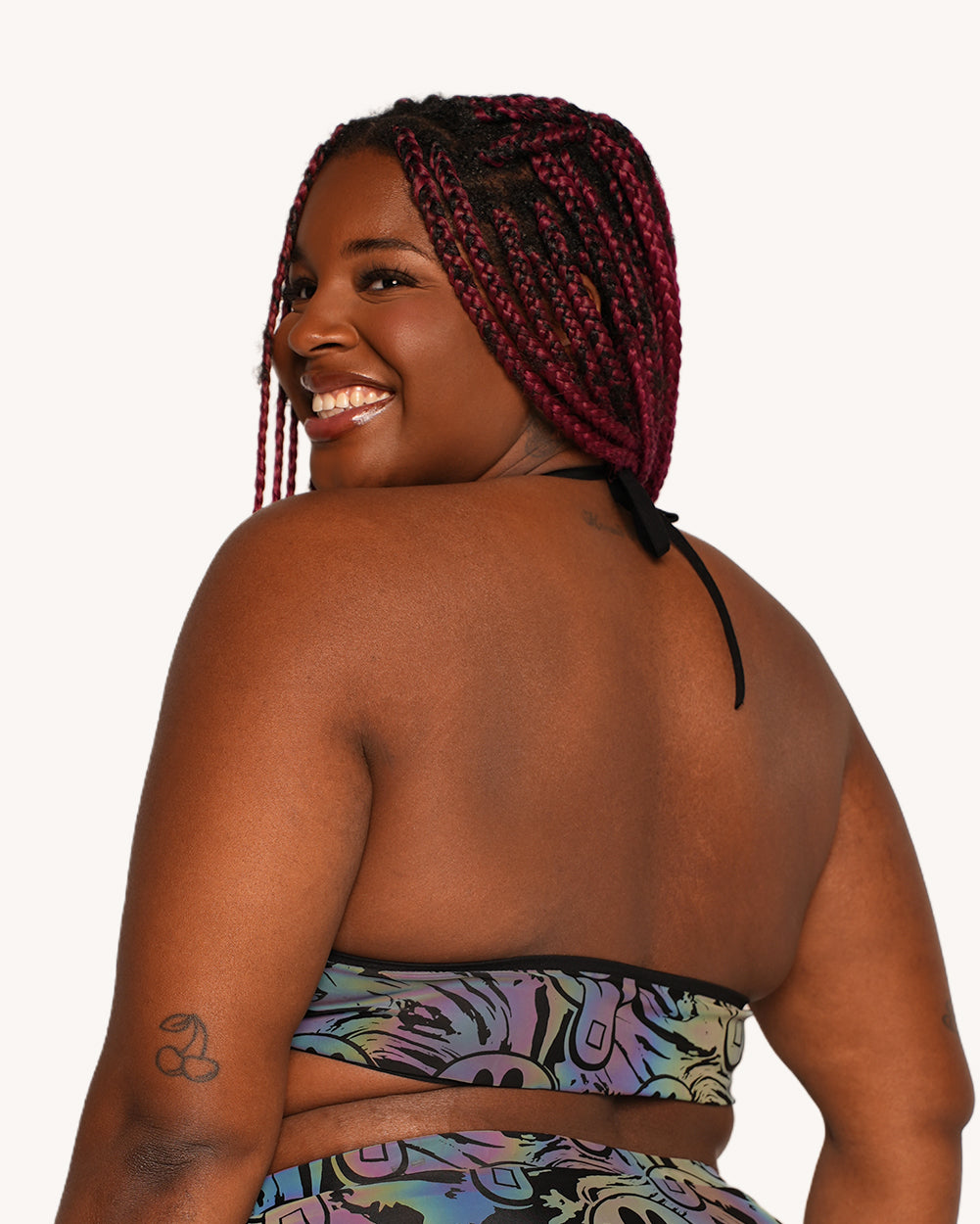 Happy Hour Rainbow Reflective Cutout Top - Image 34708657569975