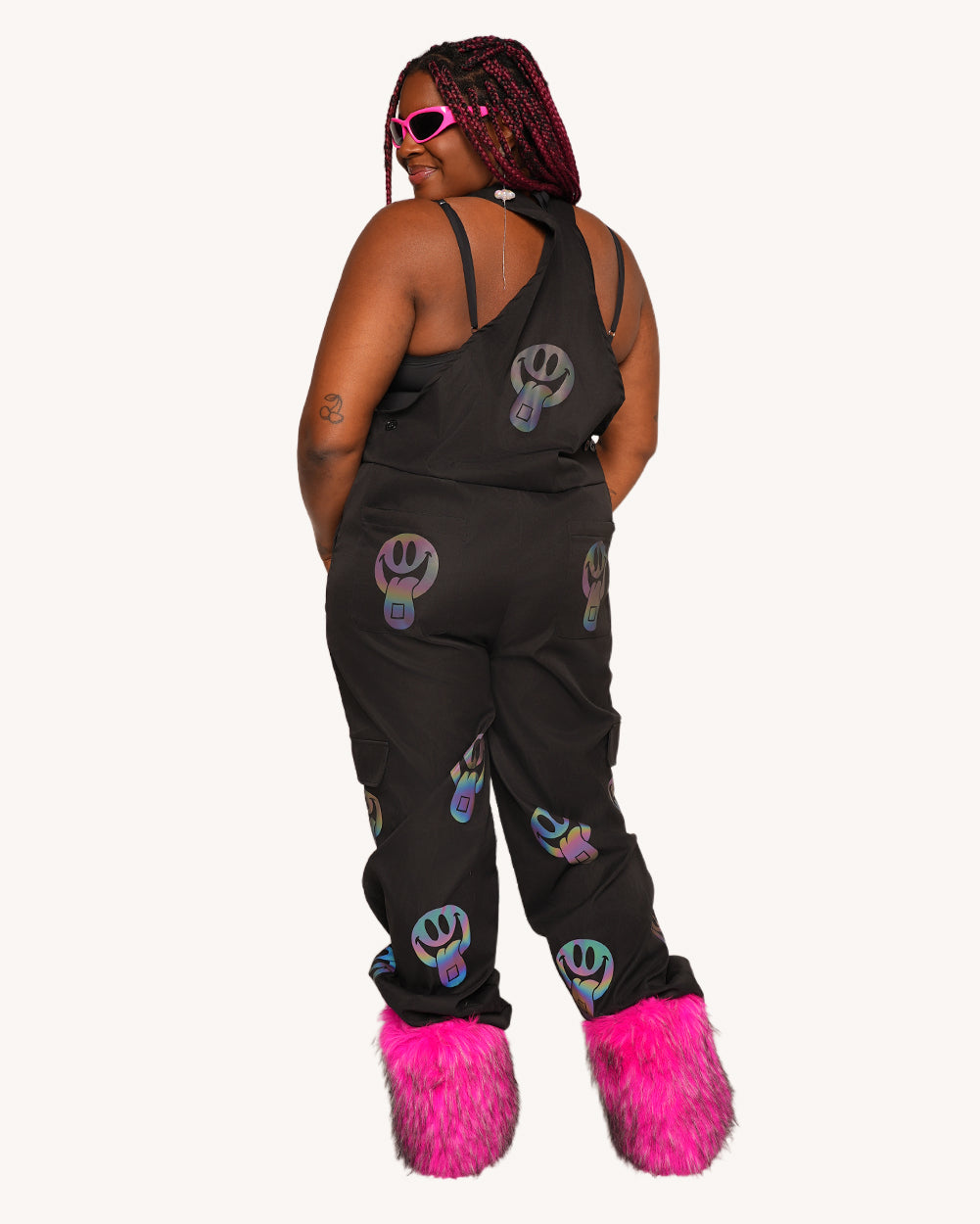 Happy Hour Rainbow Reflective Overalls - Image 7