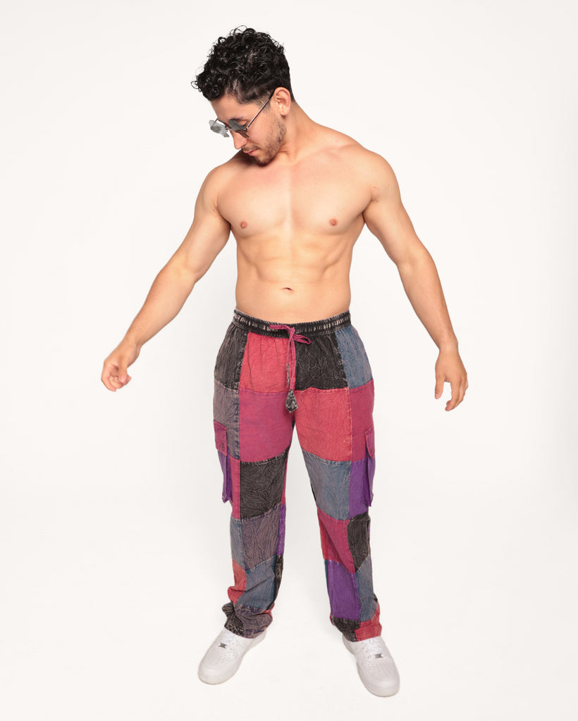 Happy Place Pants-Blue/Purple-Regular-Full--Eric2---L