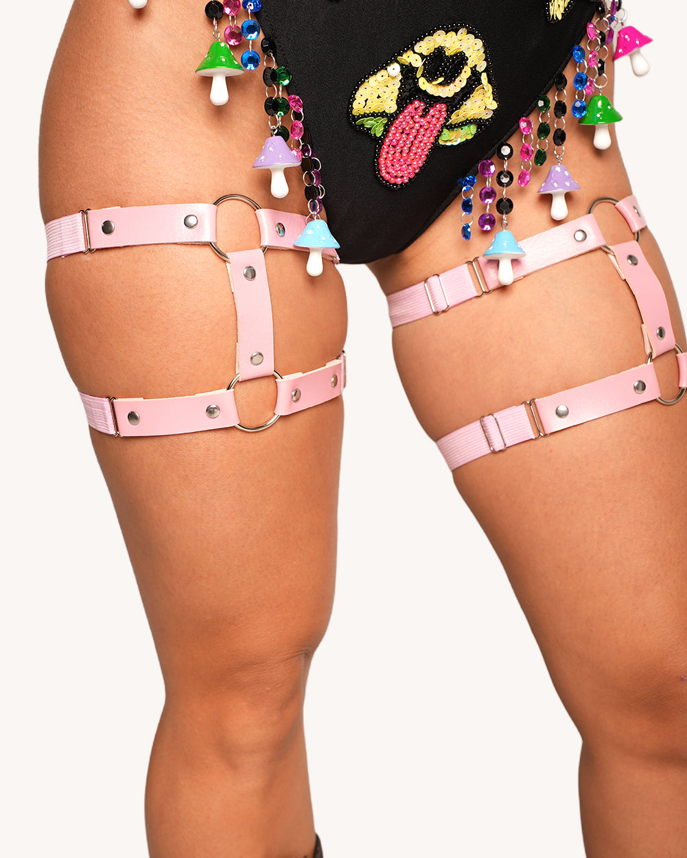 Heartbreaker Hardware Pair Leg Garters - Image 34710074065079