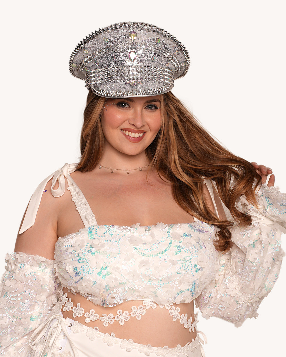 Heaven's Forever Floral Shoulder Tie Top with Sleeves - Image 5