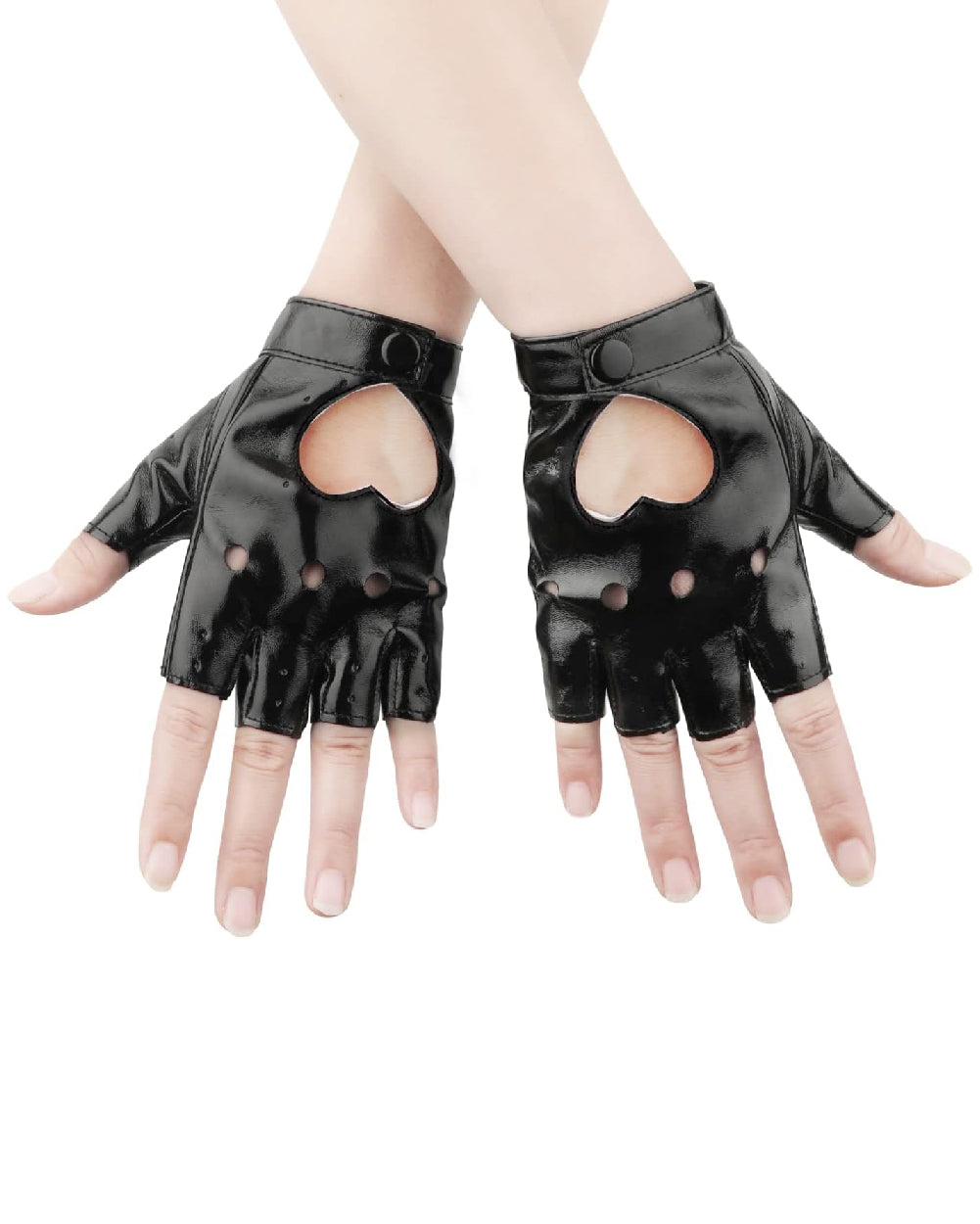 High_Speed_Heart_Moto_Gloves_Black-Front