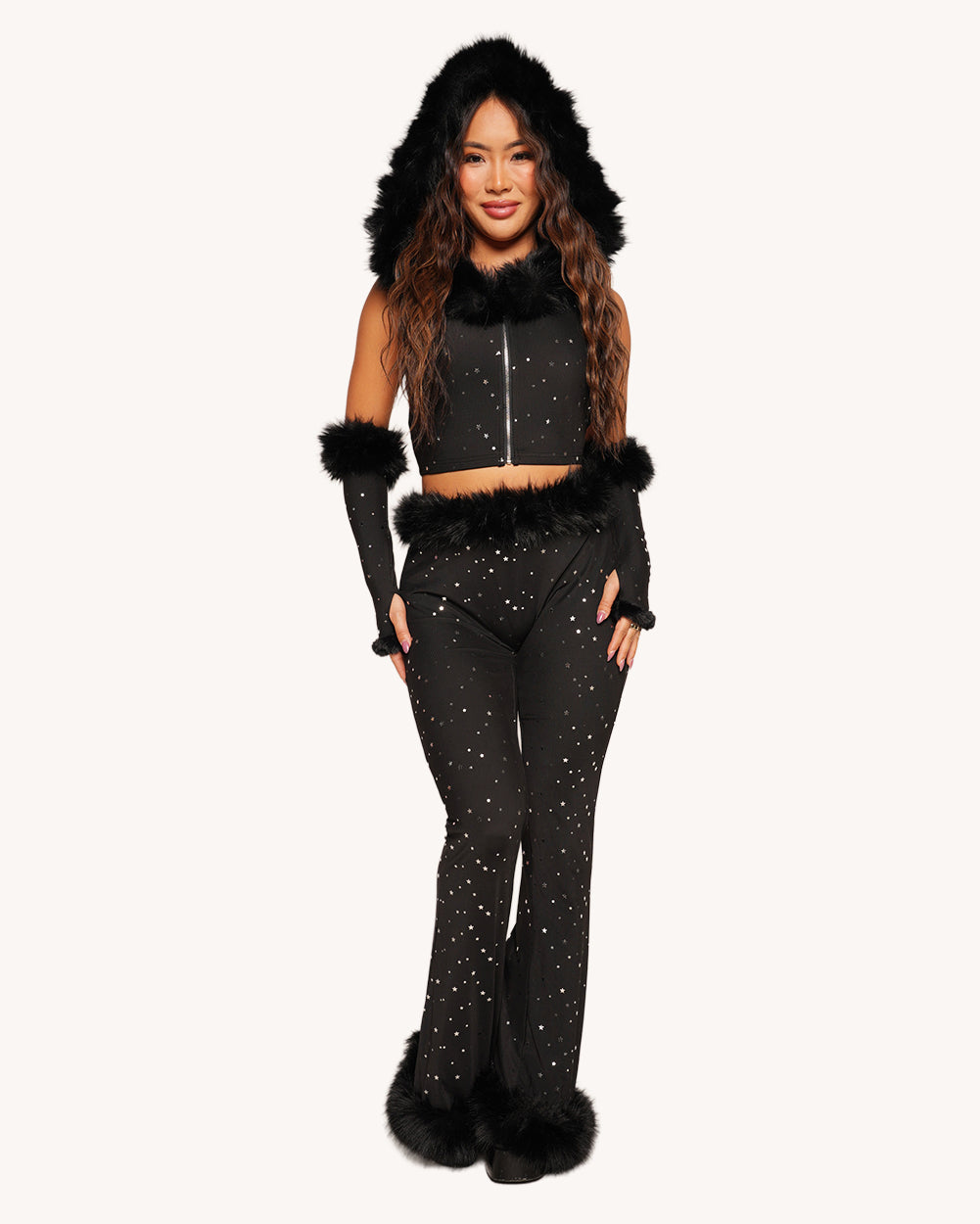 Holo Star Fur Pants - Image 3