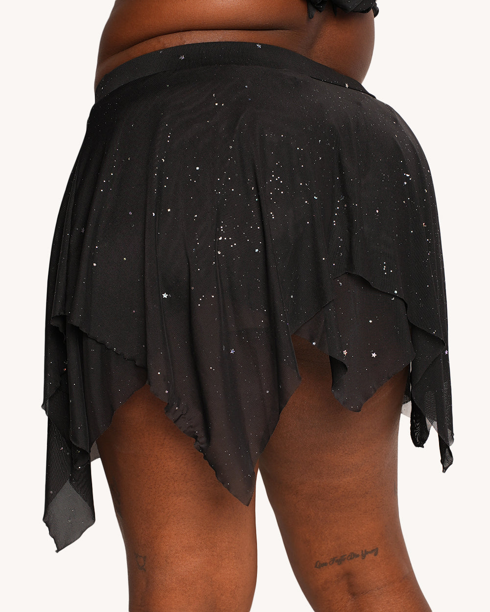 Holo Star Mesh Mini Fairy Skirt - Image 35576421187767