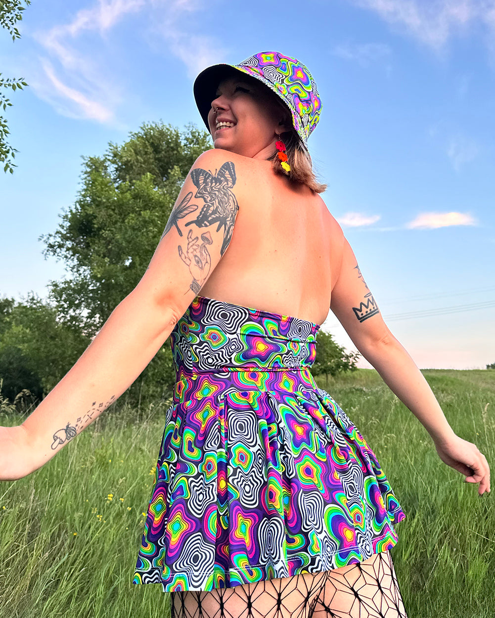 Leblunt x iHR Love Vortex Skirt - Image 33066497999031