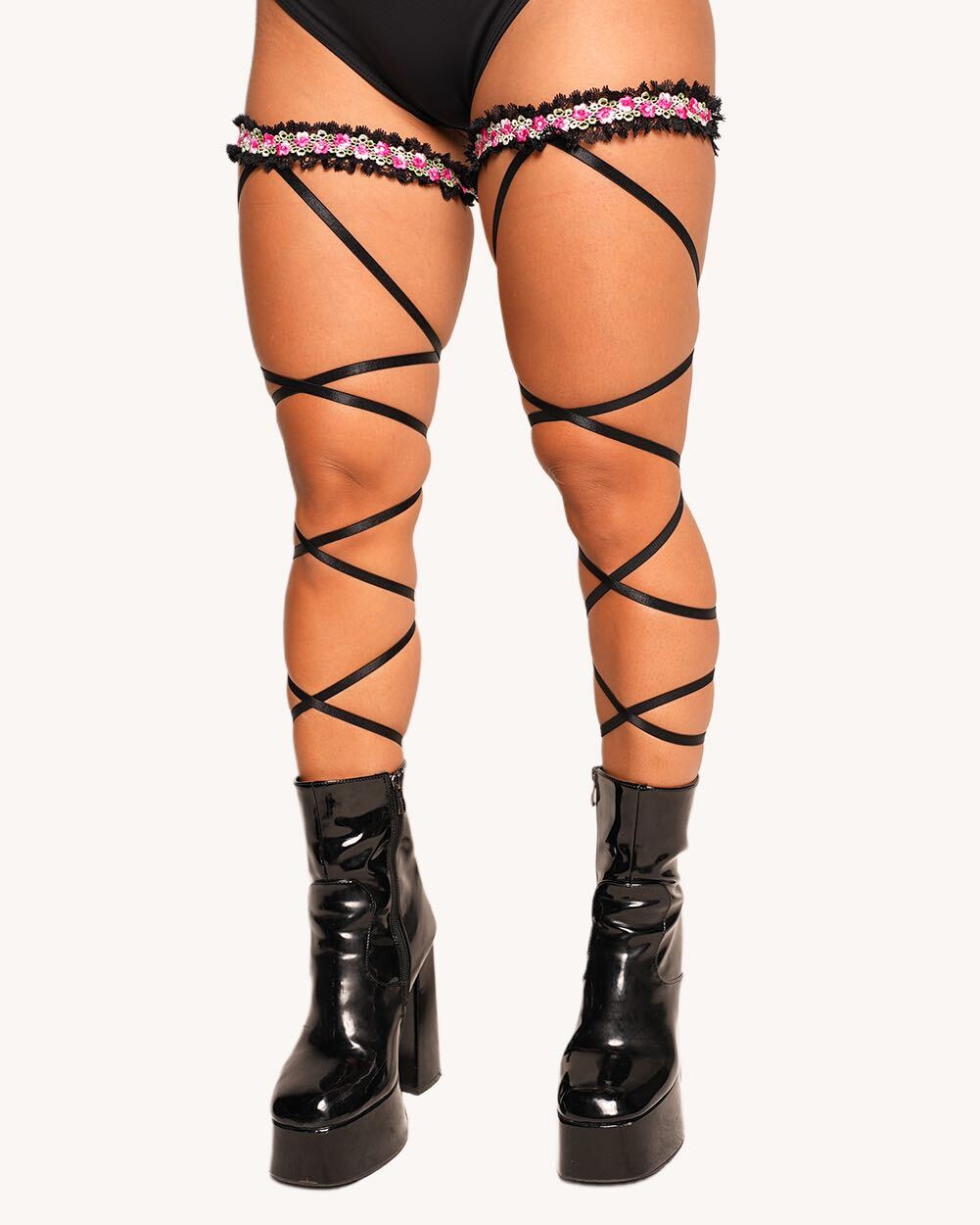 Springtime Spritz Floral Pair Leg Wraps - Image 33676955254967