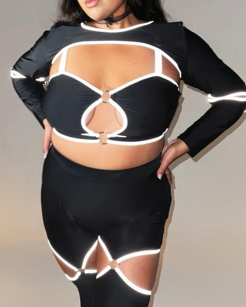 Lightning Strike Top-Black/White-Curve1-Reflective--Nicole---1X