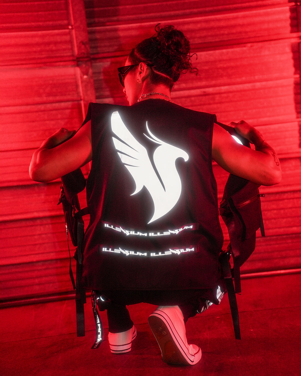 Illenium x iHR From the Ashes Reflective Vest-Mens