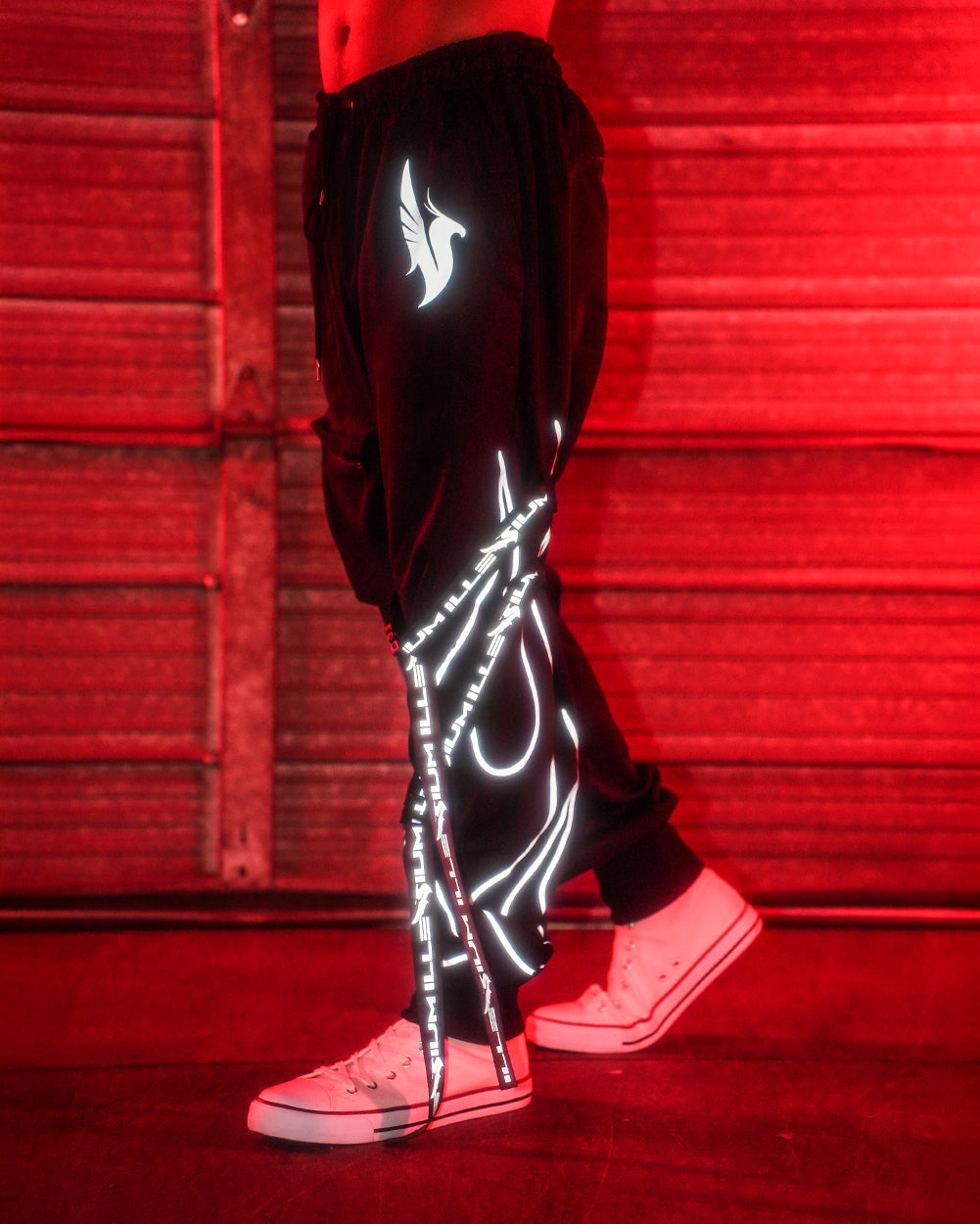 Illenium x iHR Burst of Light Reflective Pants-Men