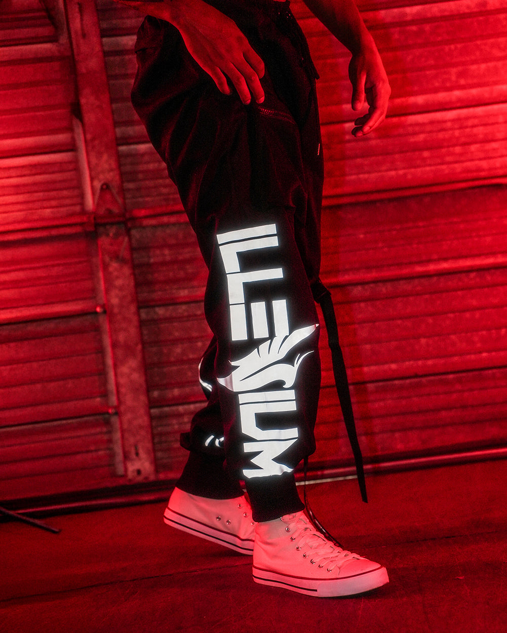 Illenium x iHR Burst of Light Reflective Pants-Men