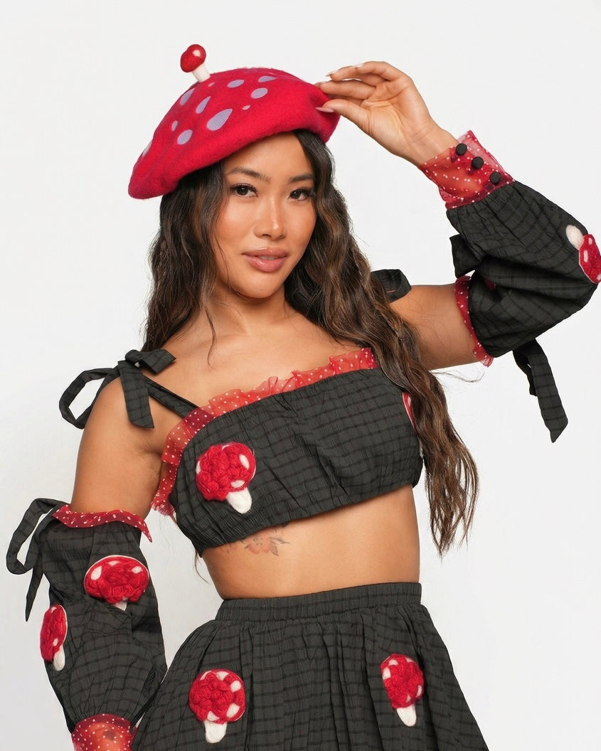 Trippy Toadstool Top with Sleeves - Image 35267364978871