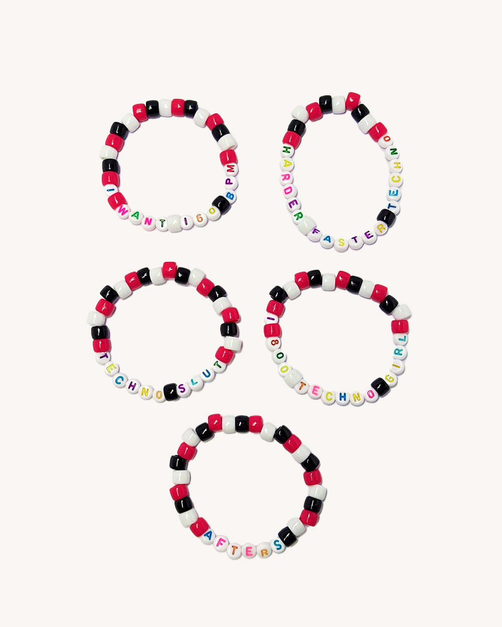 In Techno We Trust Kandi Bracelet Set - Image 32206767915191