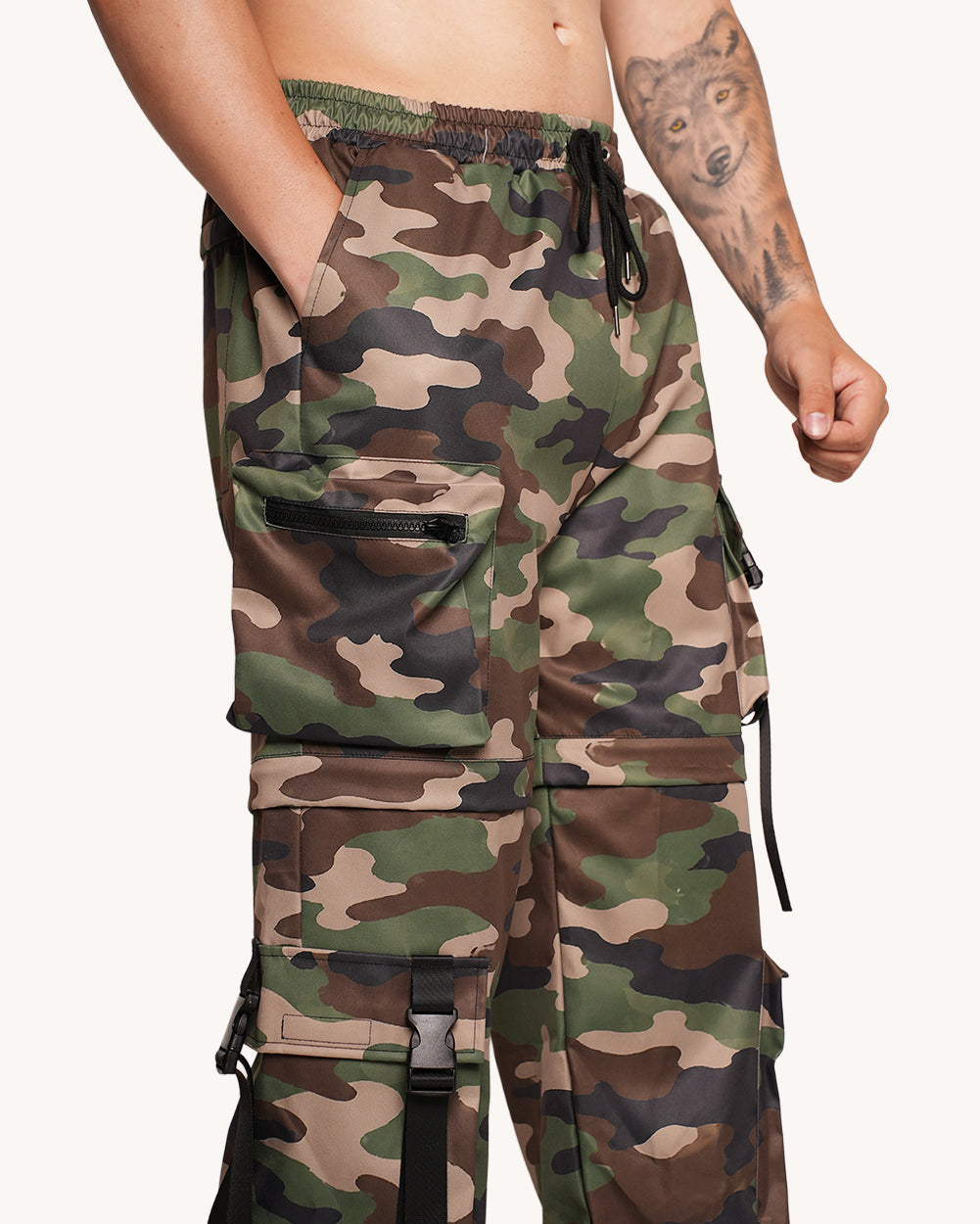 Incognito Zip-off Camo Joggers - Image 37058268594359