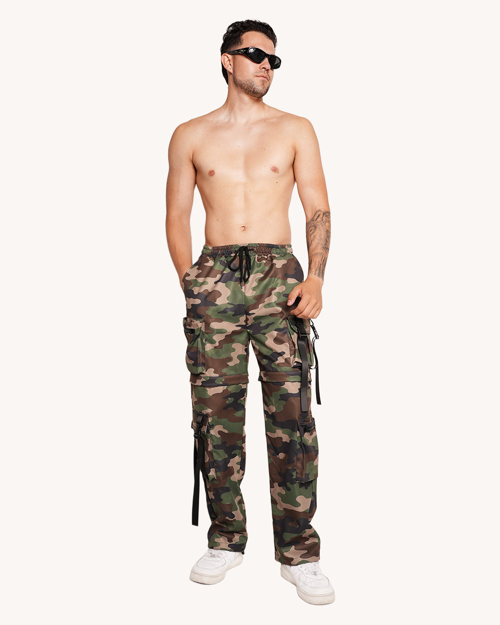 Incognito Zip-off Camo Joggers - Image 37058268725431