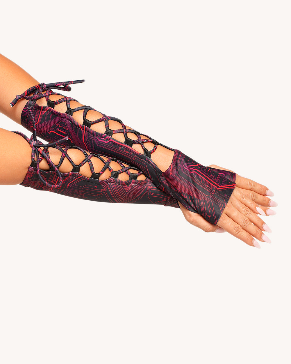 Infinite Matrix Bodysuit with Sleeves - Image 35266651717815