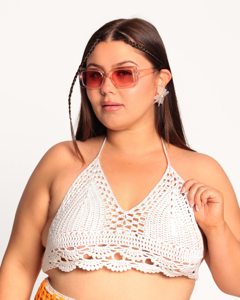 Island Haze Curve Crochet Top-White-Curve1-Front--Milani---2XL