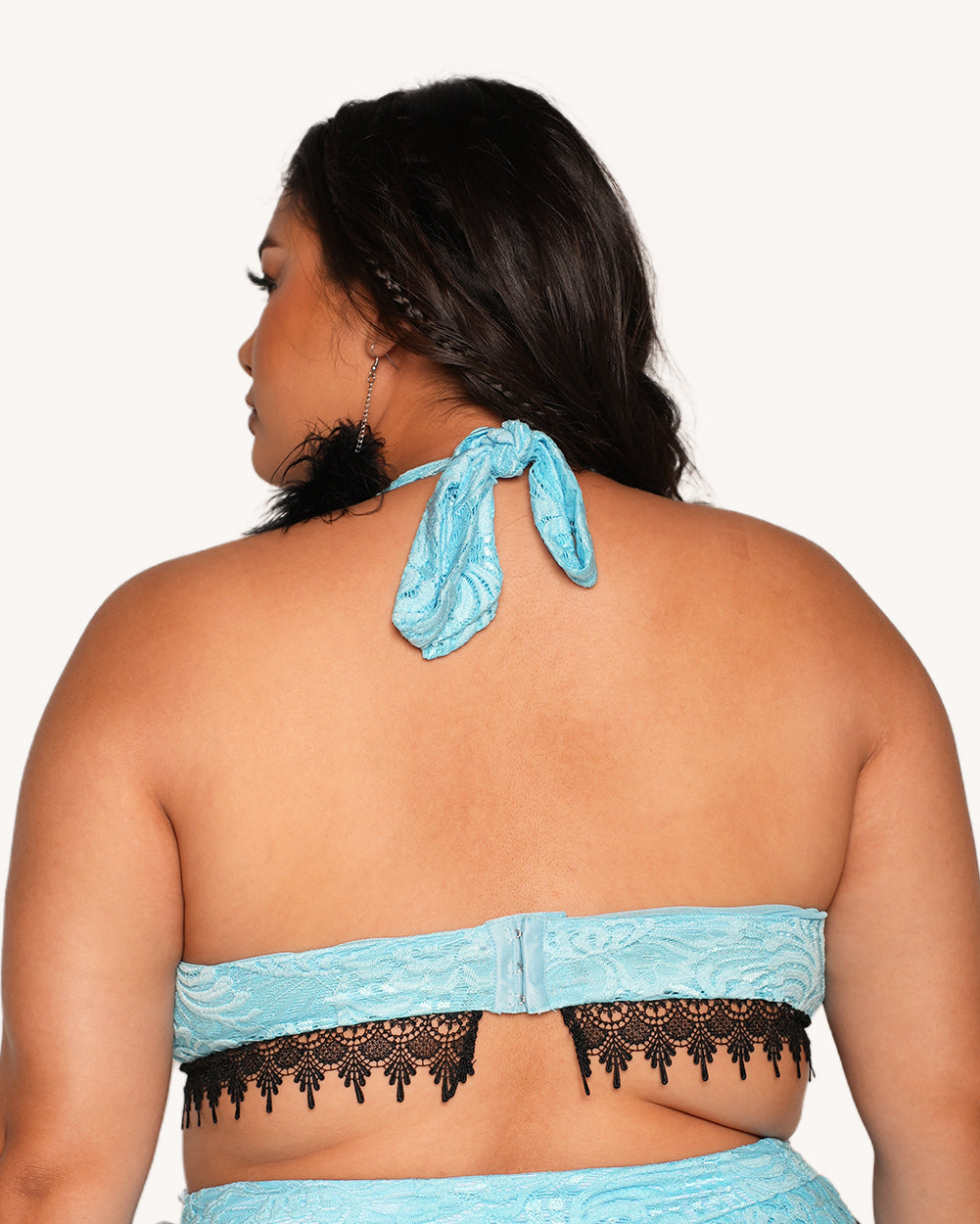 Jami Jones x iHR Lace Me Up Halter Top - Image 4