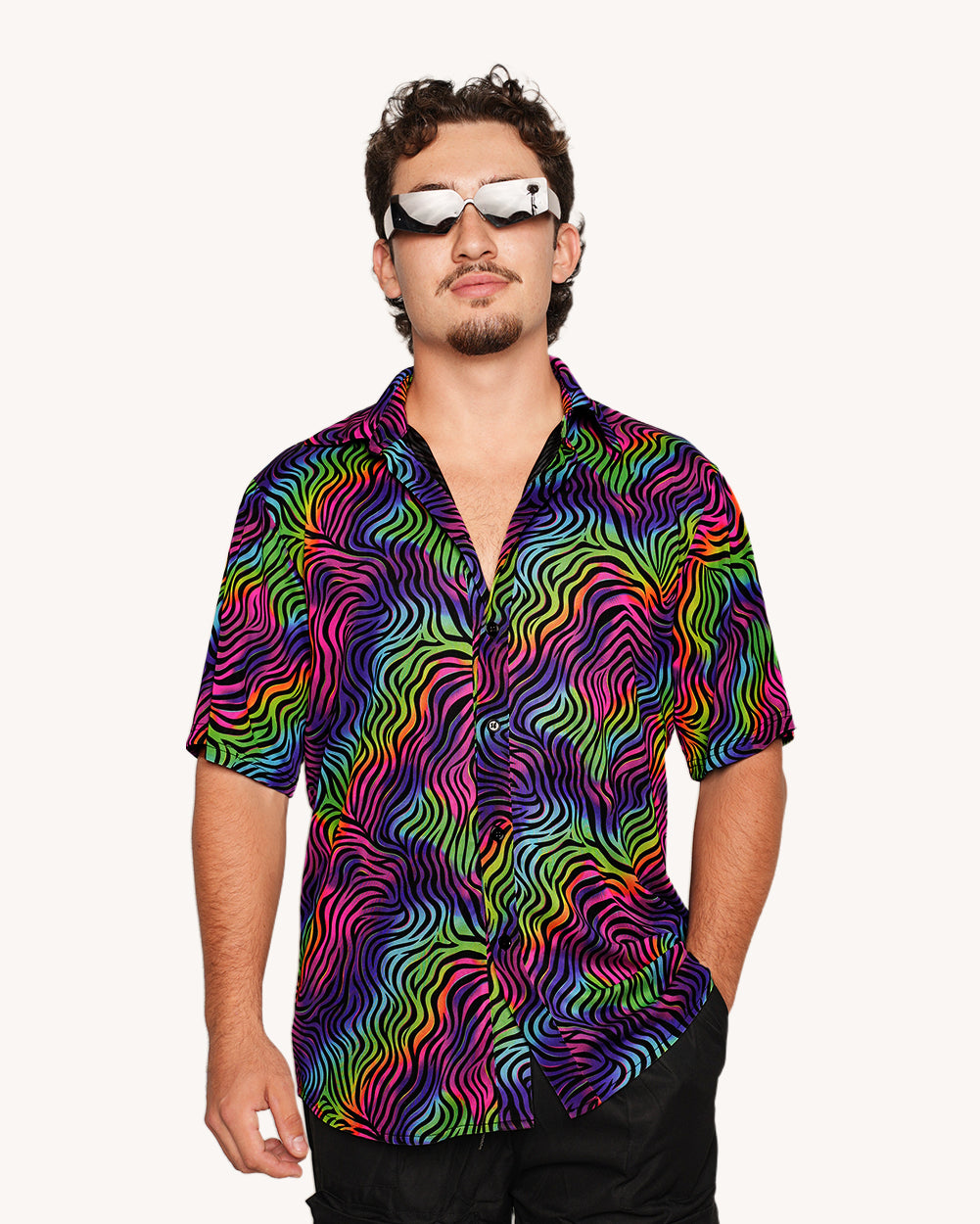 Kaleido Swirl Camp Shirt - Image 38344102805687