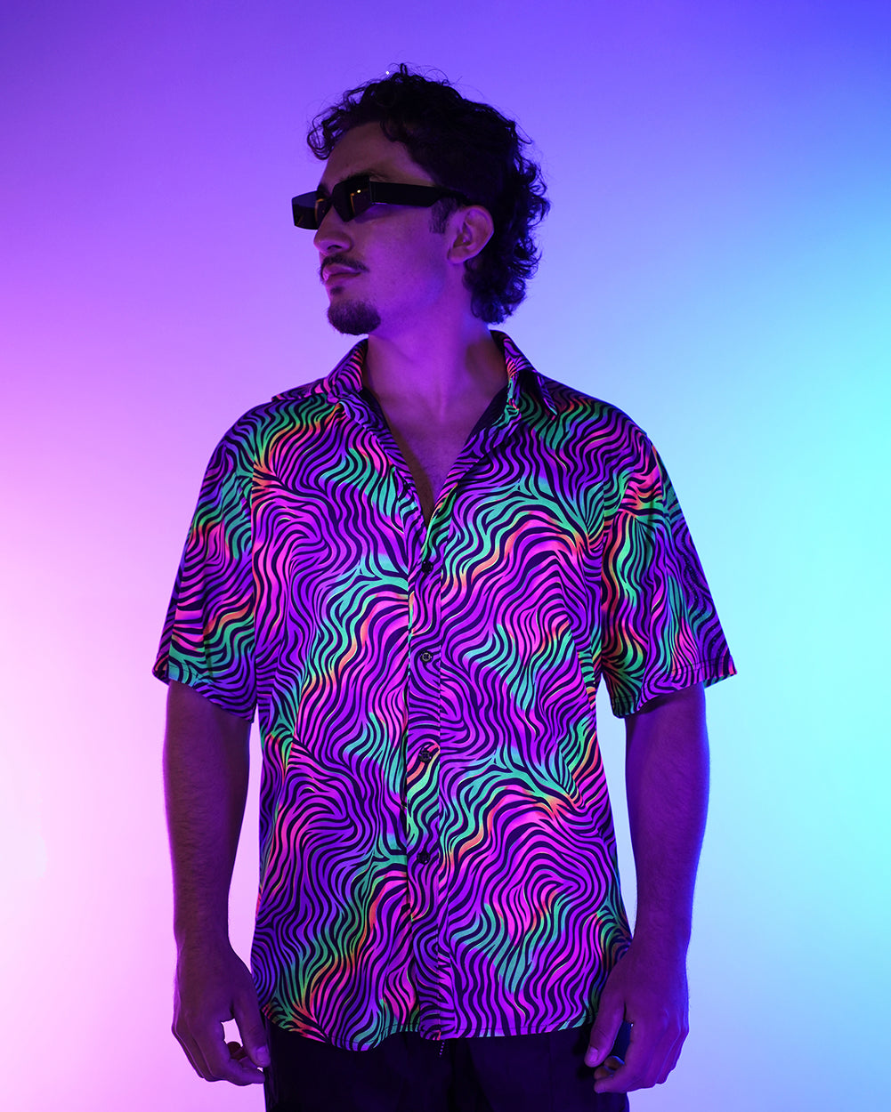 Kaleido Swirl Camp Shirt - Image 37819074904247