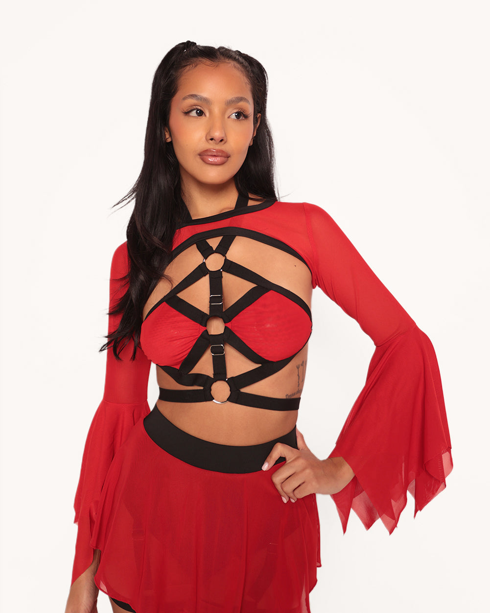 Kandi Diva x iHR Locked & Loaded Ultra Crop Top - Image 31930370687159
