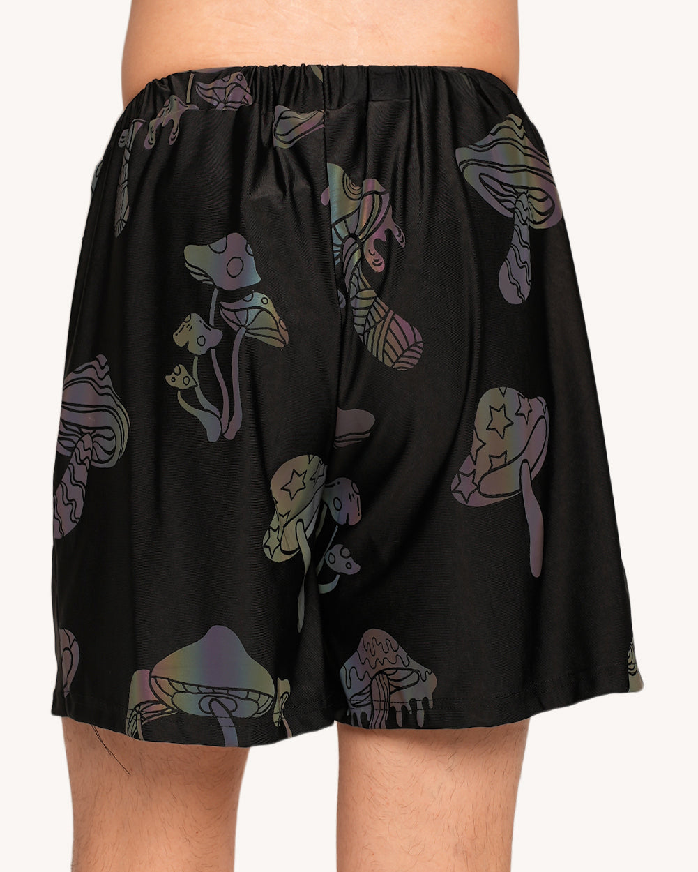 Kooky Chronicles Rainbow Reflective Baseball Shorts - Image 2