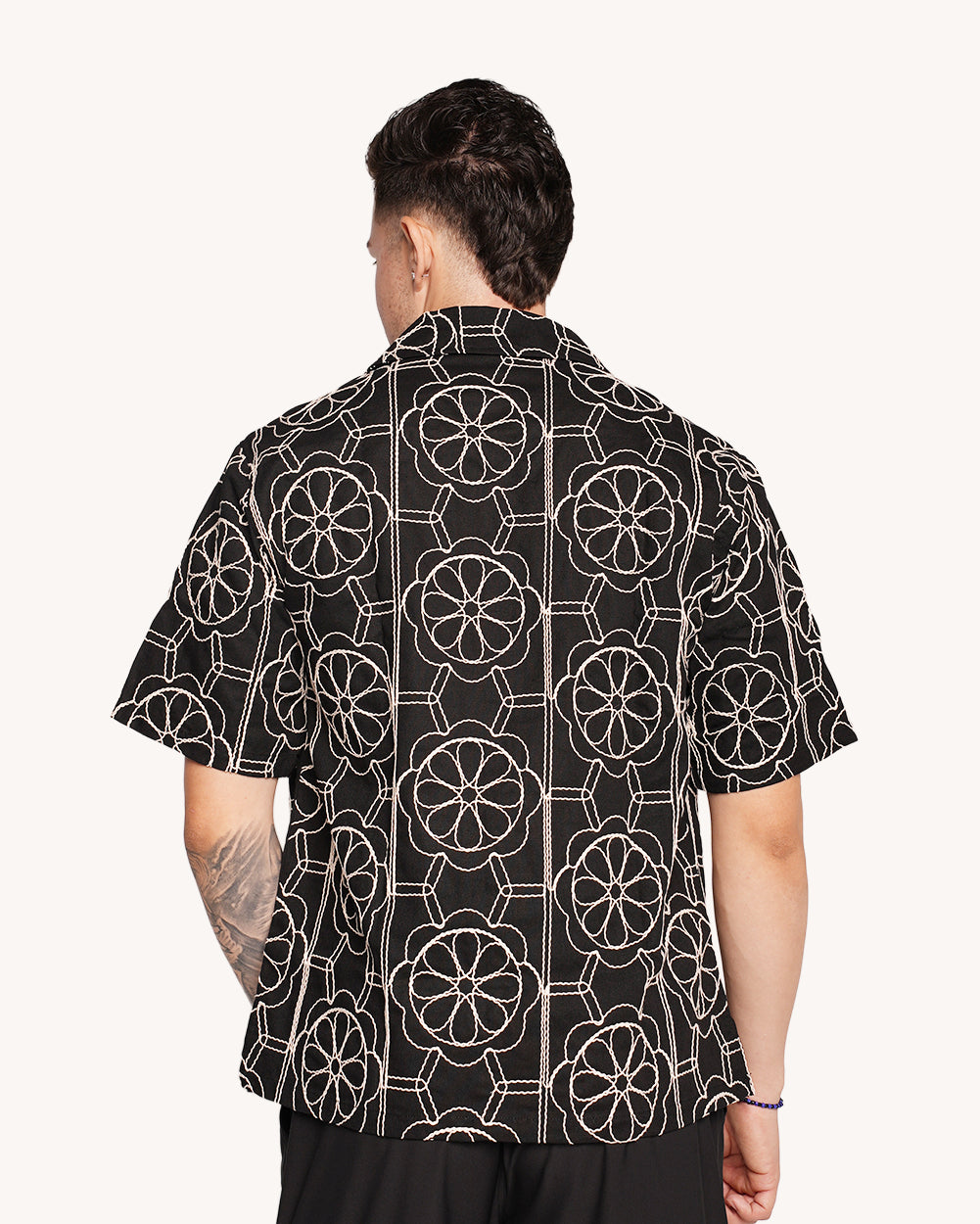 LA Nights Men's Camp Shirt - Image 36324566597815