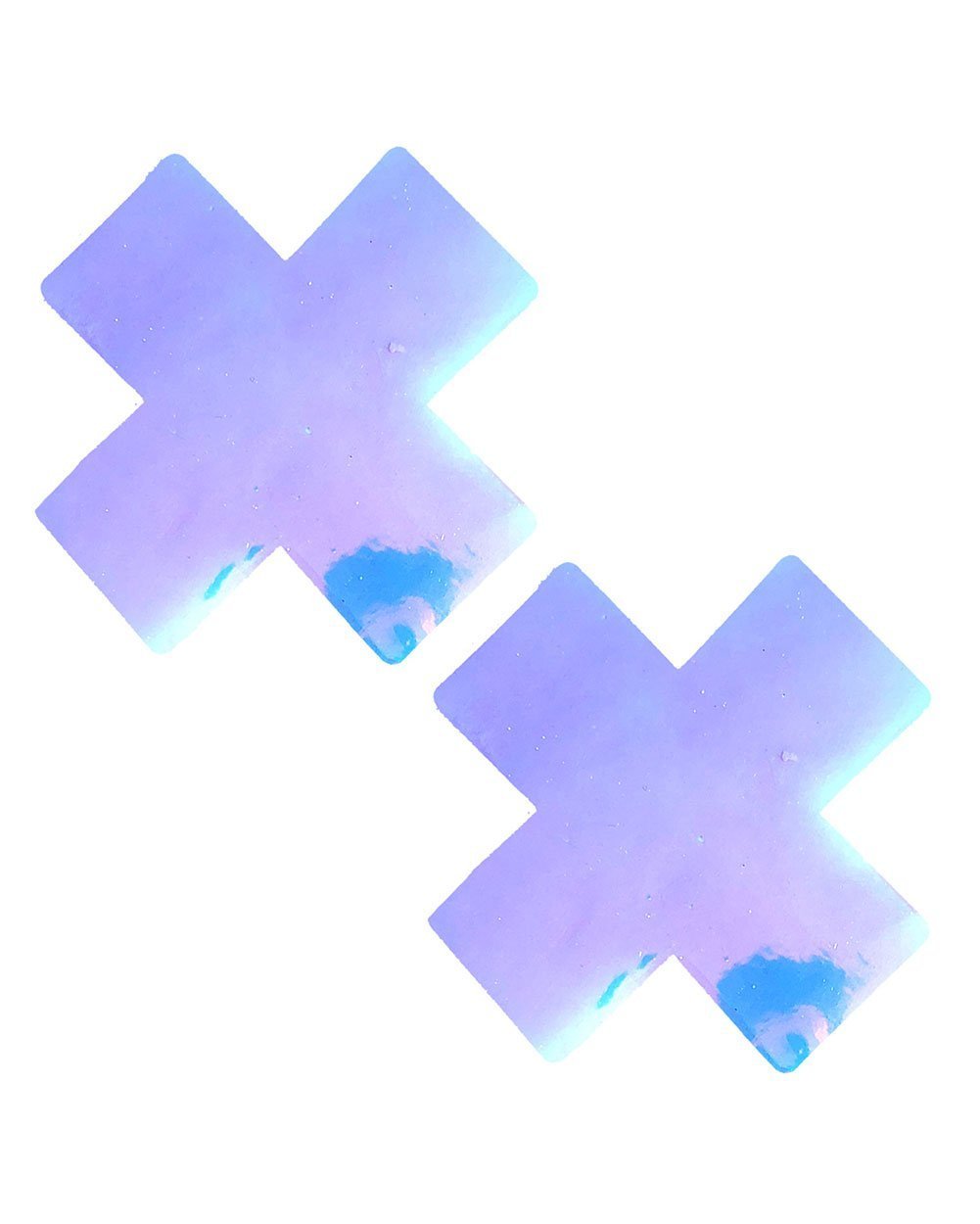 Neva Nude Holographic Cross Pasties