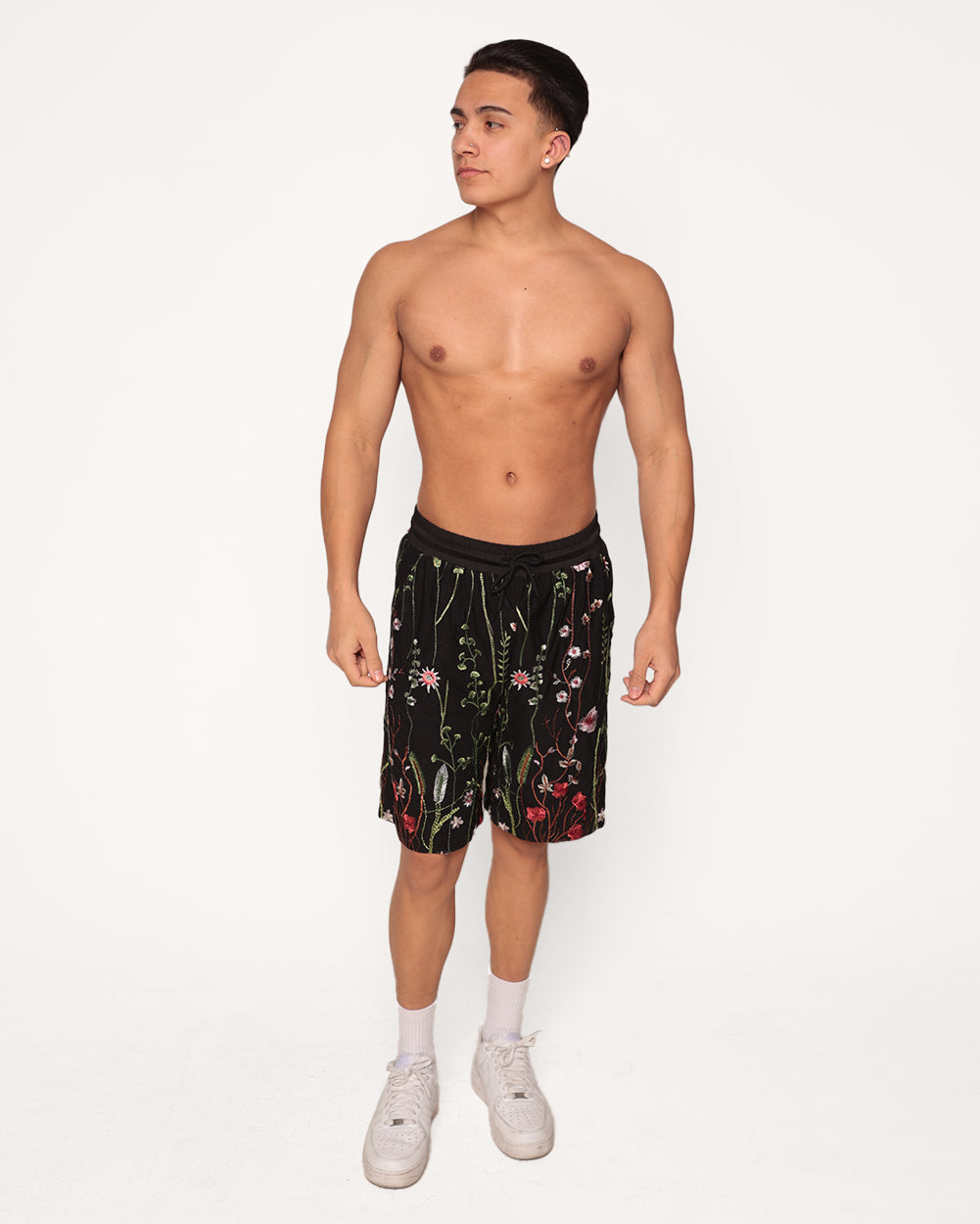 Lace Flowerfields Stretch Men's Shorts-Men