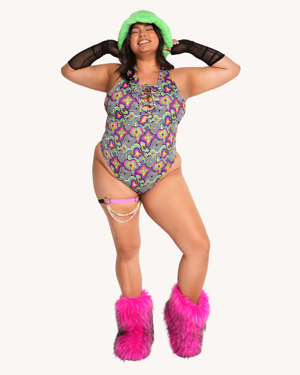 Leblunt x iHR Love Vortex Bodysuit - Image 8