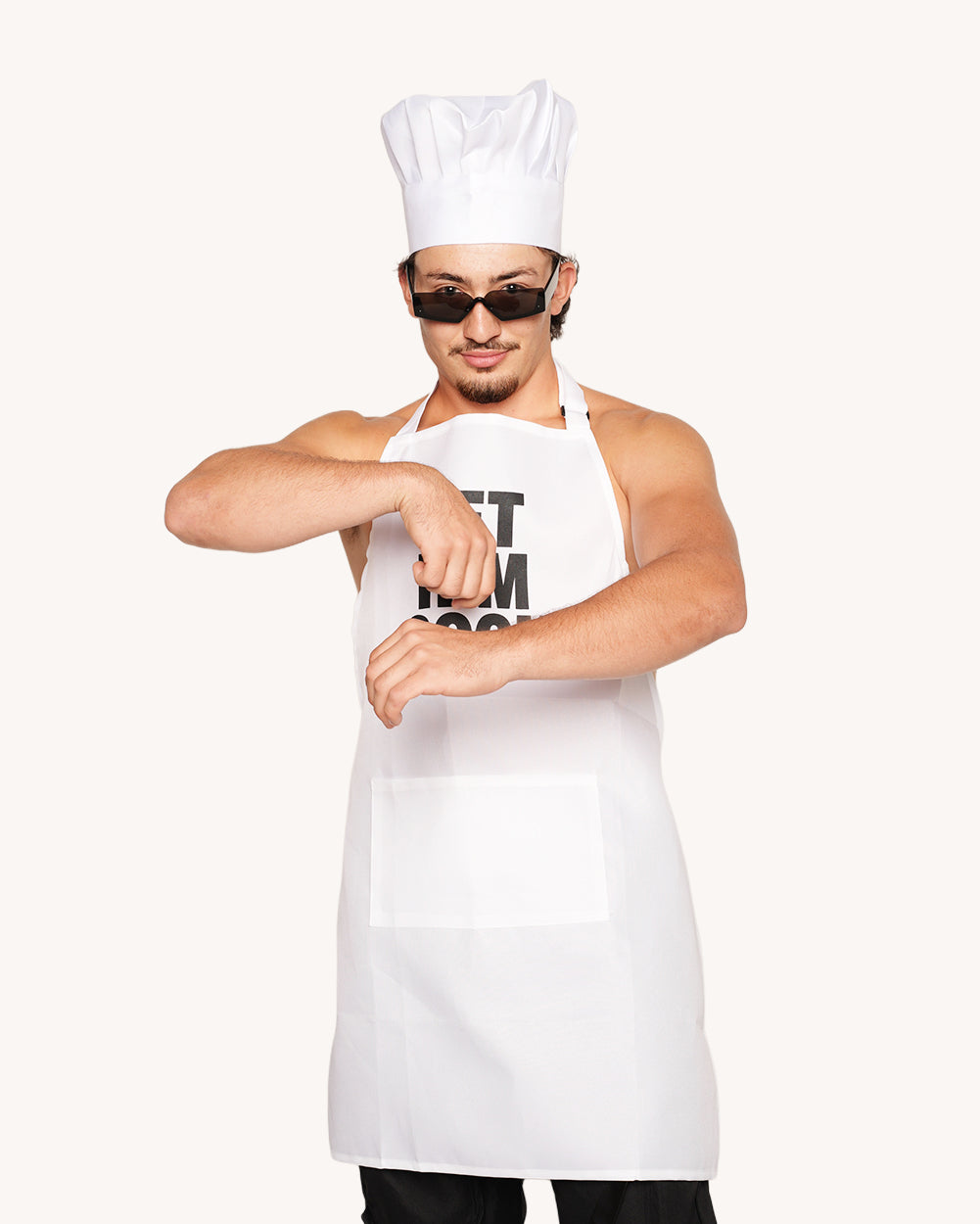 Let Him Cook Apron Set - Image 37818693812407