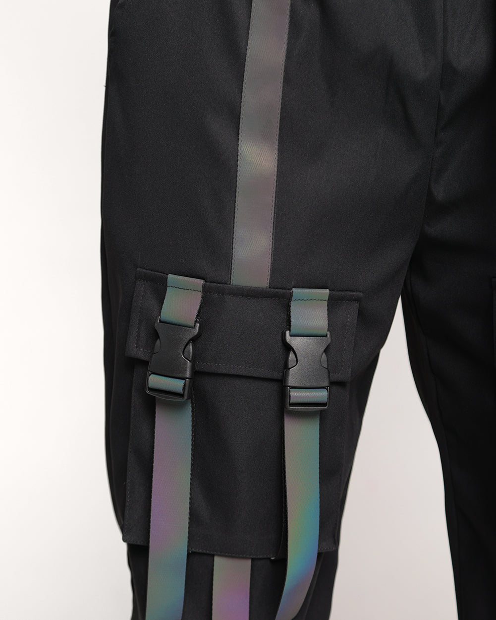 Lightning Fury Rainbow Reflective Joggers-Black/Rainbow-Regular-Detail--Eric2---L