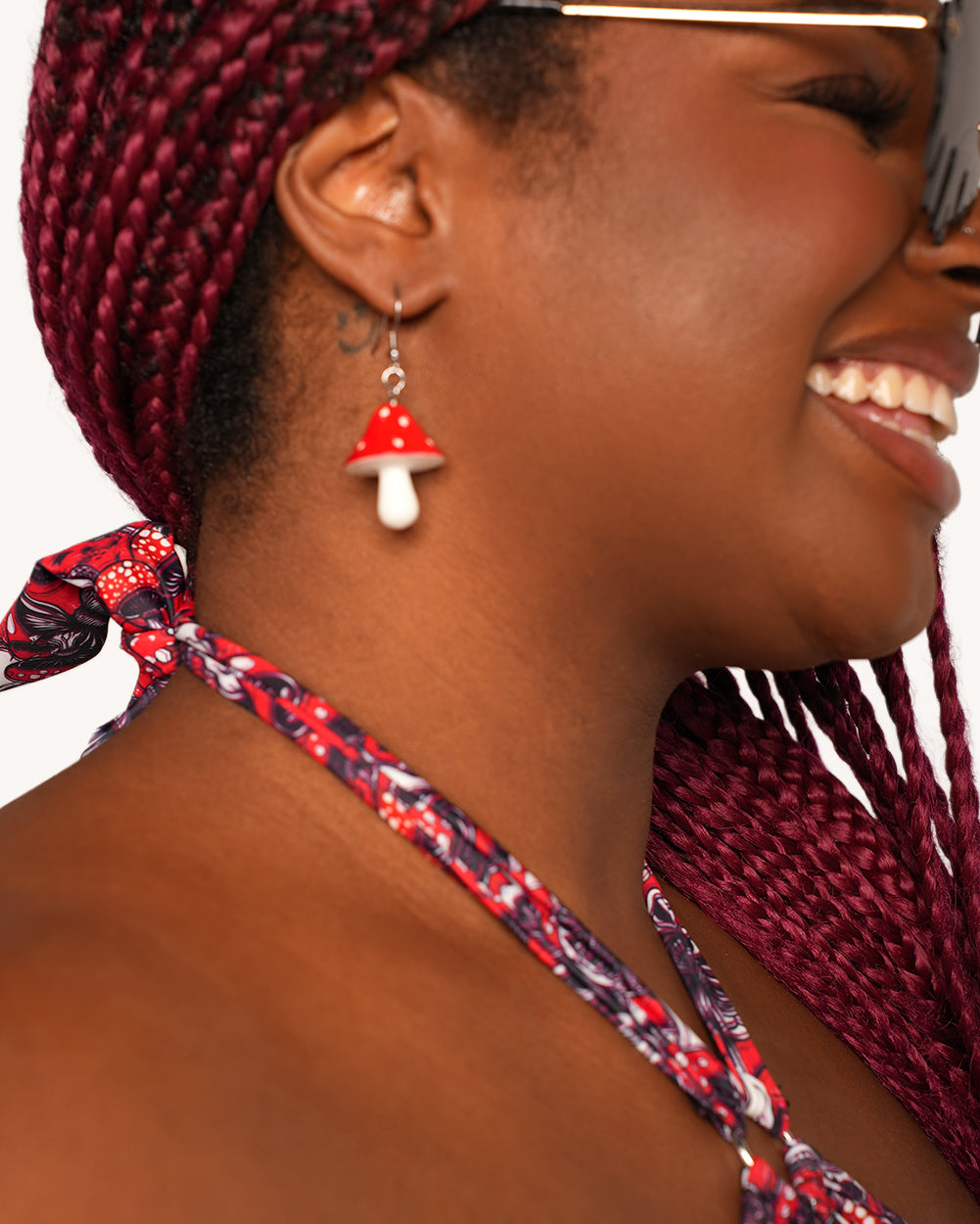 Lil Cottage Mushroom Earrings - Image 34754423259319