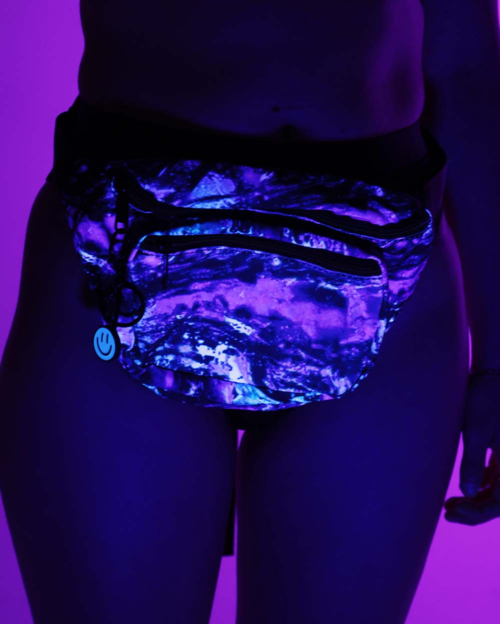 Liquid Tripp Fanny Pack-Blue/Pink/Purple-UV