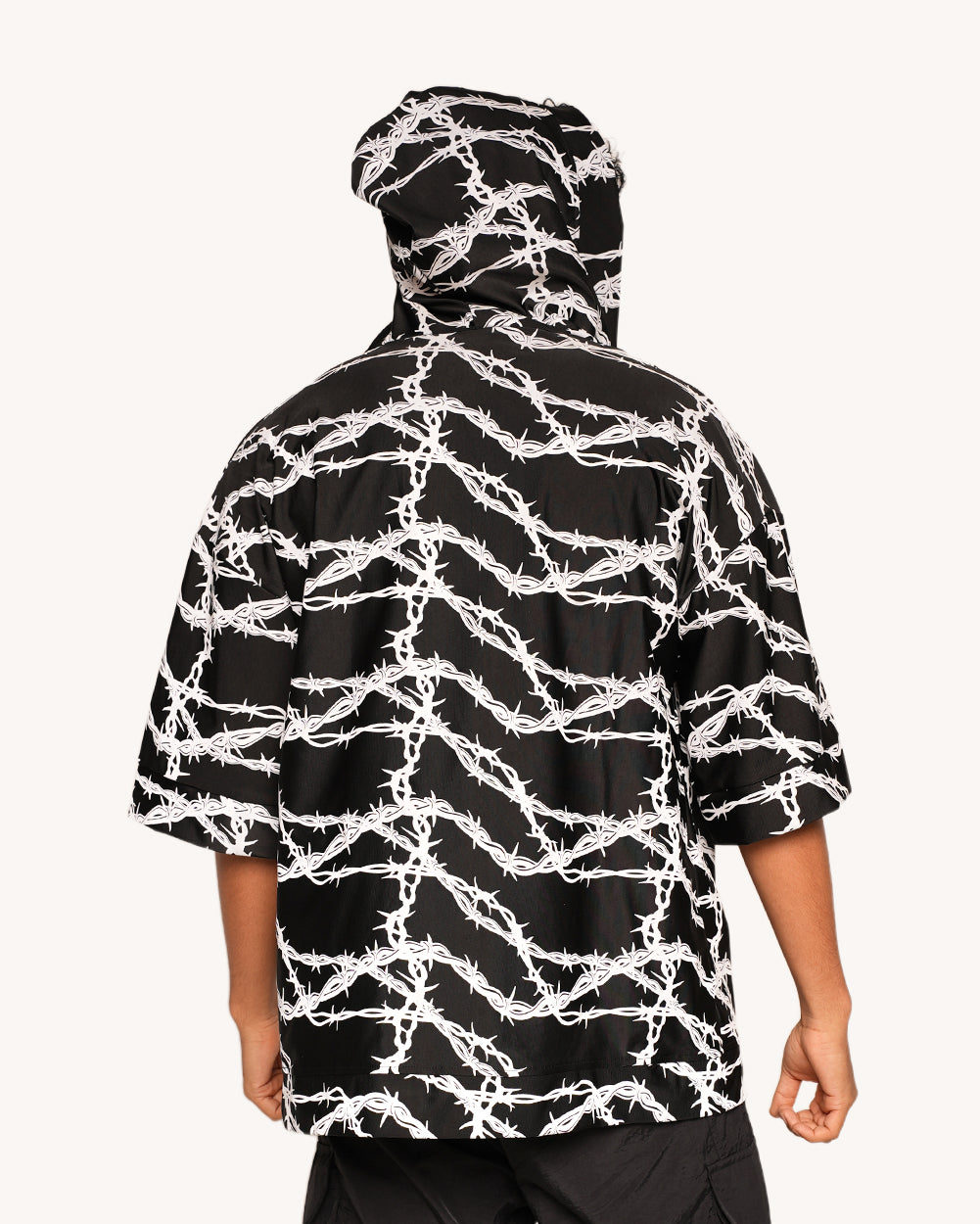 Live Wire Silver Reflective Robe - Image 2
