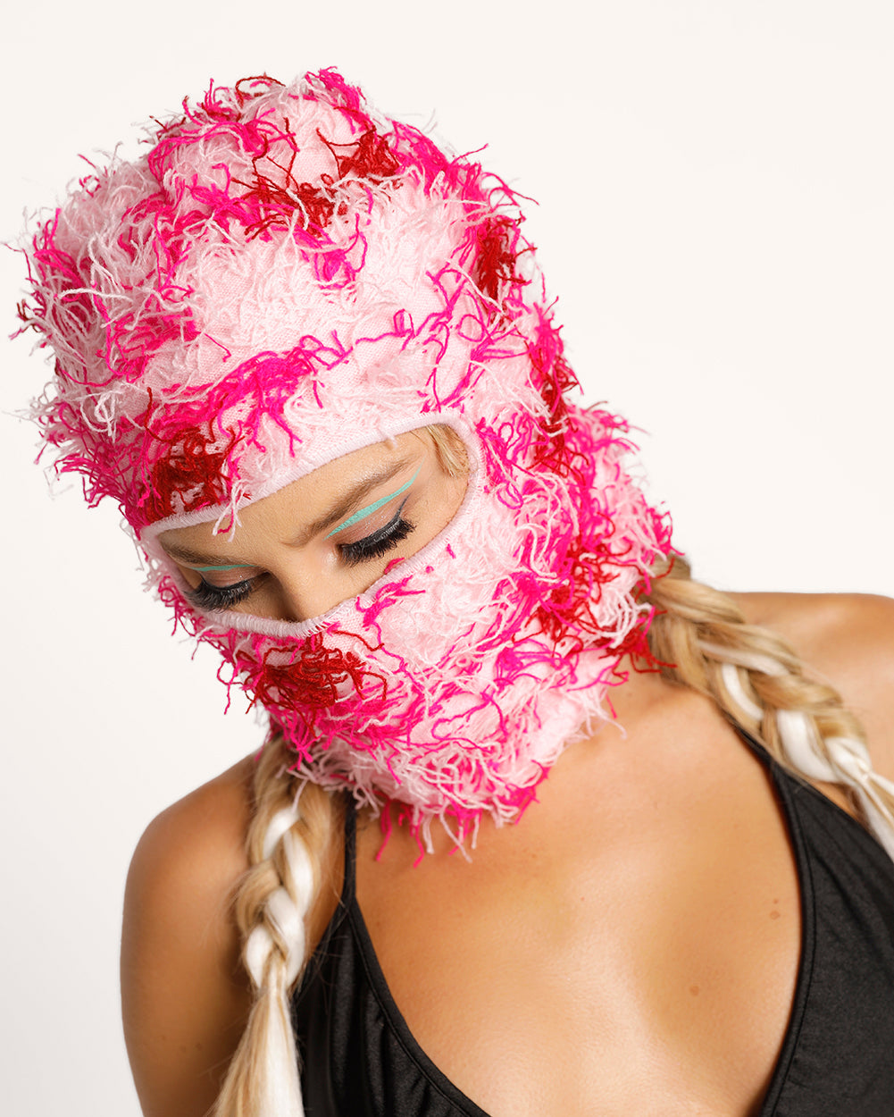 Lost in the Forest Balaclava-Pink/Red-Regular-Front--Liberty---S