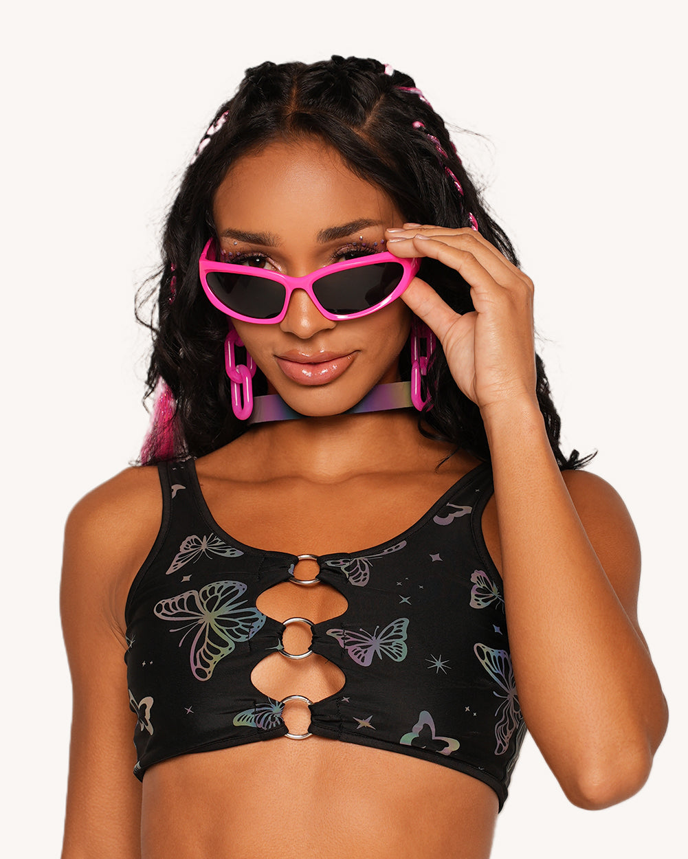 Lucid Flight Rainbow Reflective Top - Image 3