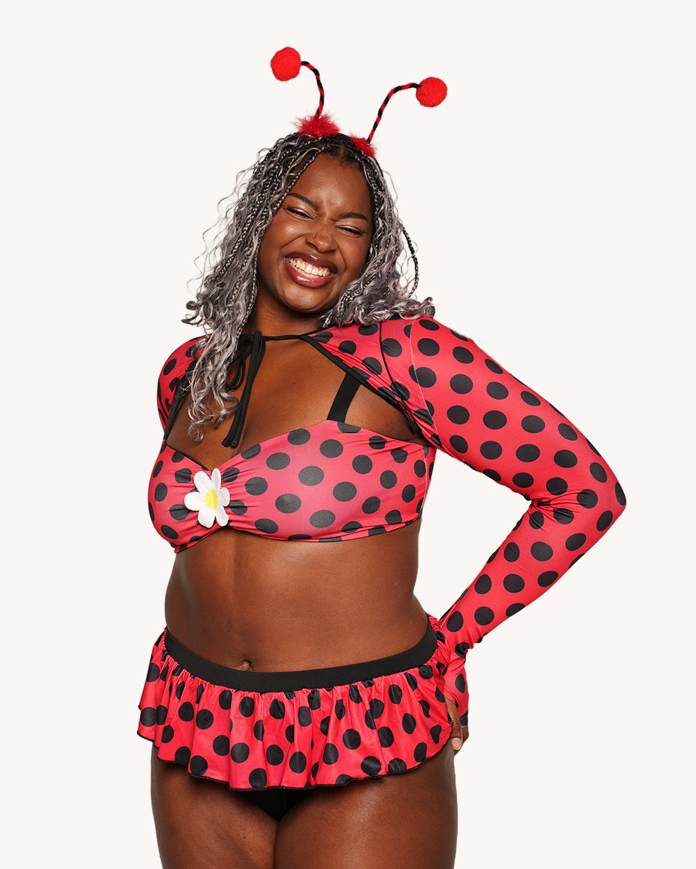 Lucky Ladybug Shorts Set - Image 38369496629431