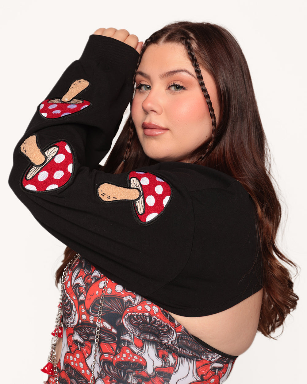 Magic Mushroom Patch Ultra Crop Top - Image 6