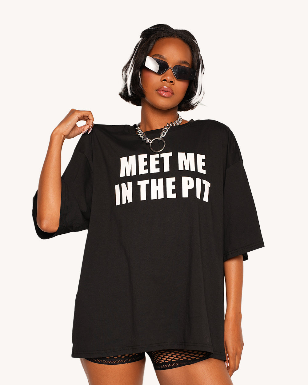 Meet Me in the Pit Oversized Tee - Image 2