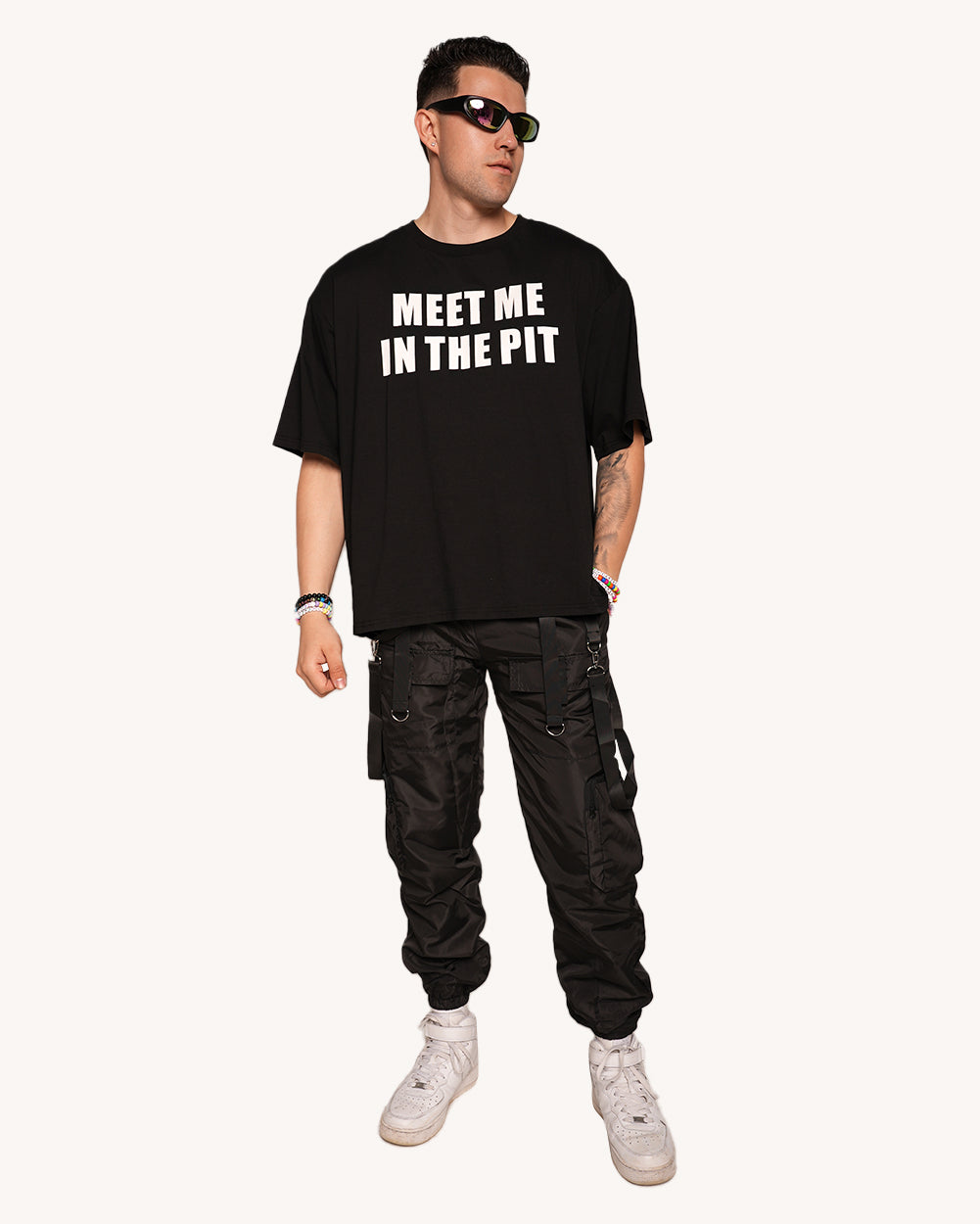 Meet Me in the Pit Oversized Tee-Men
