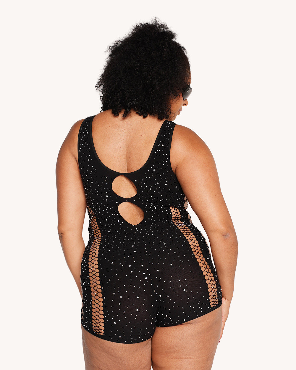 Miami Life Rhinestone Romper - Image 5