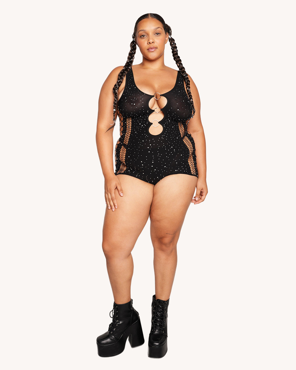 Miami Life Rhinestone Romper - Image 5