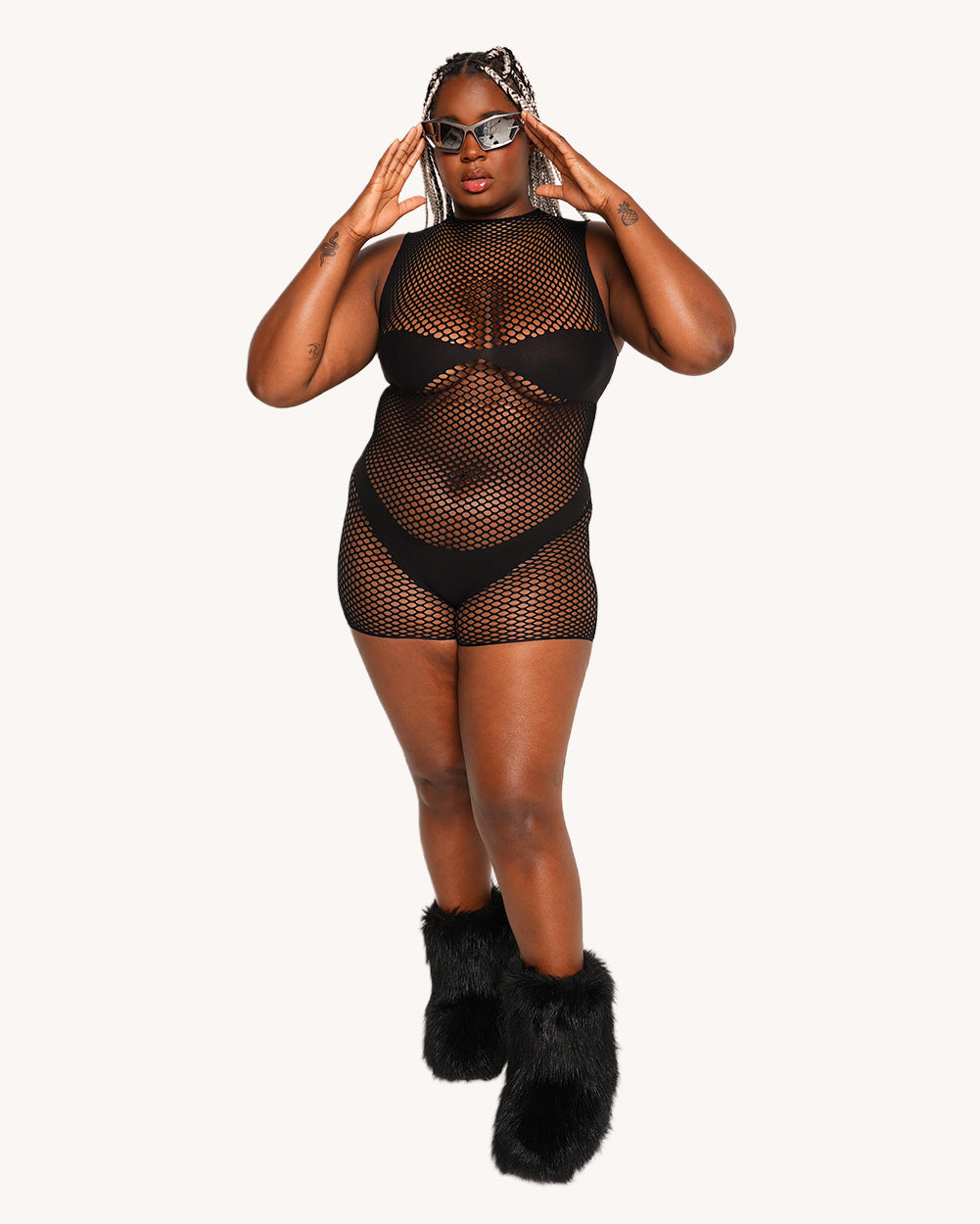 Midnight Drop Romper - Image 33159373783223