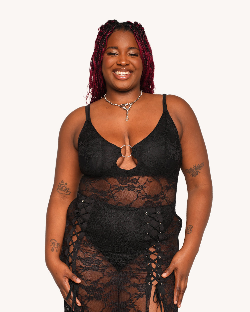 Midnight at the Mojave Maxi Dress - Image 4