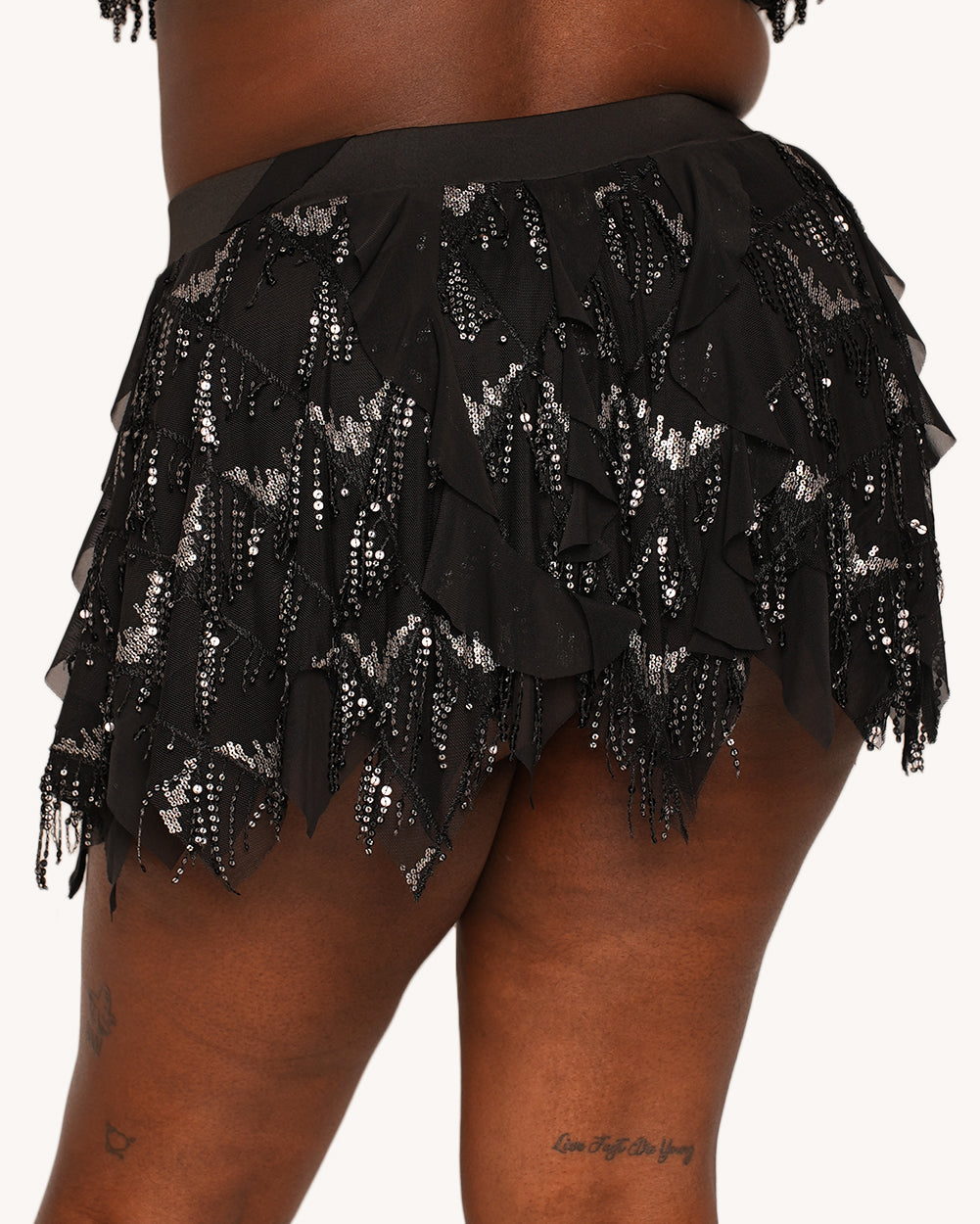 Moonlit Enchantment Ruffle Skirt - Image 35089394401463