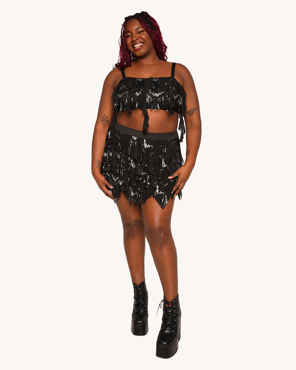 Moonlit Enchantment Ruffle Top - Image 5