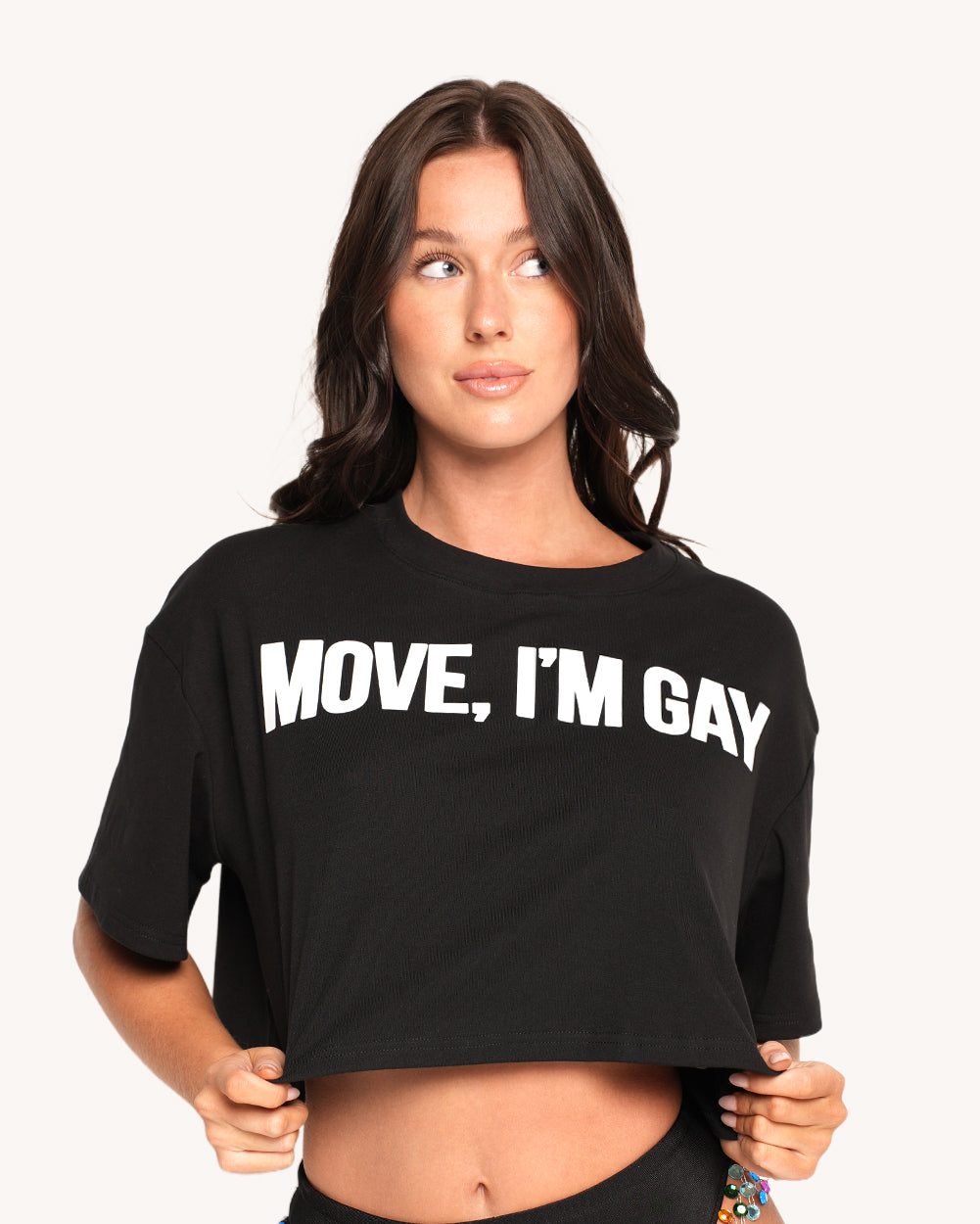 Move I'm Gay Cropped Tee - Image 32778931601591