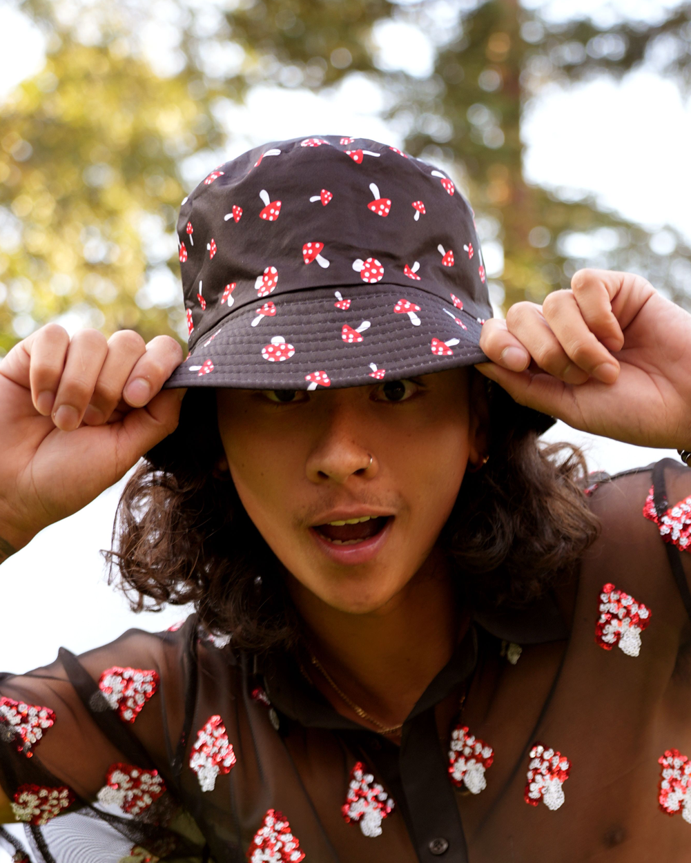 Mushroom Kingdom Reversible Bucket Hat - Image 31906202058935
