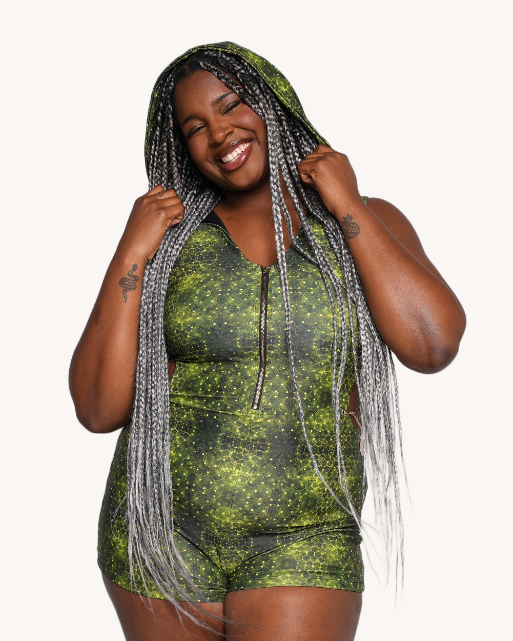 Nature Spirit Hooded Romper - Image 2