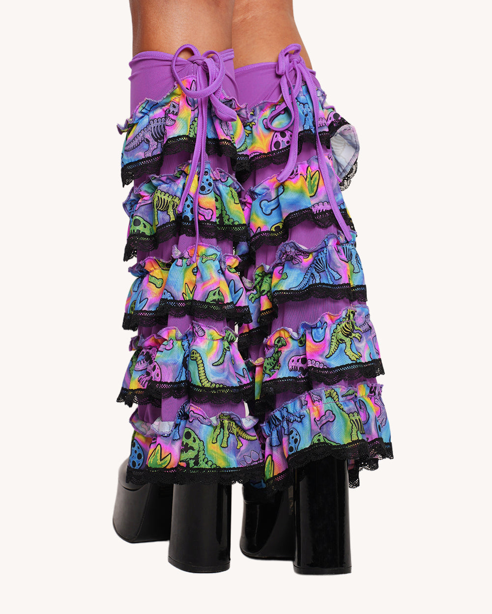 Neon Dino Boot Covers - Image 37655253516471